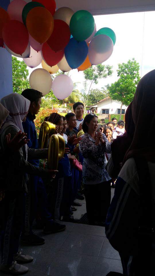 Next up: freeing the balloons!