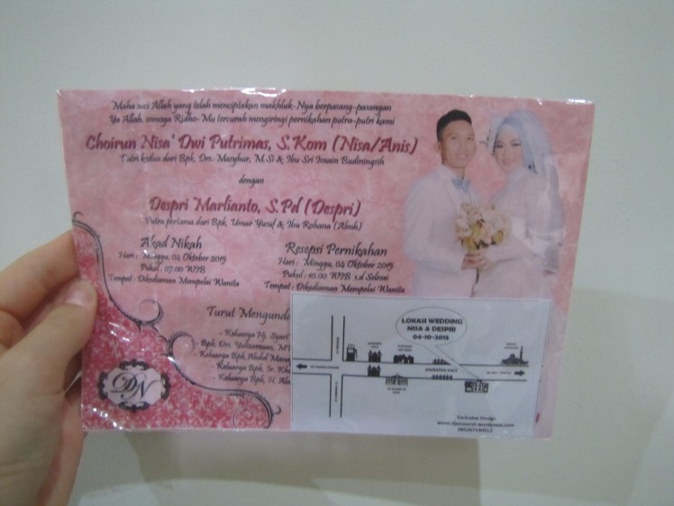 The back of the invitation, which has more information about the event as well as a handy-dandy map.