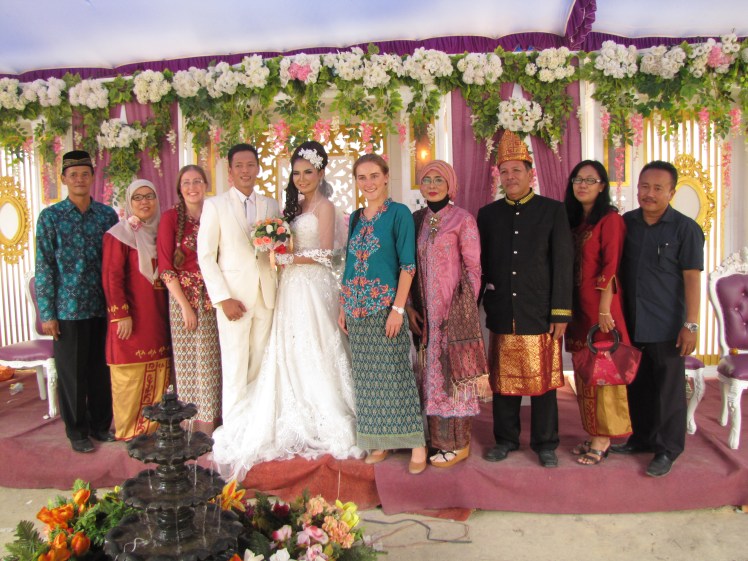 At last, the happy couple at wedding #3. They were so cute together and seemed very much in love. I even got a little emotional. Awww