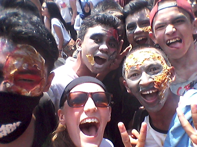 Gettin wild and crazy... with zombies.