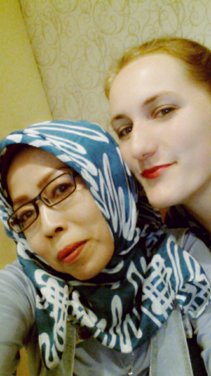 Me and Ibu Evi taking one of many selfies this weekend.