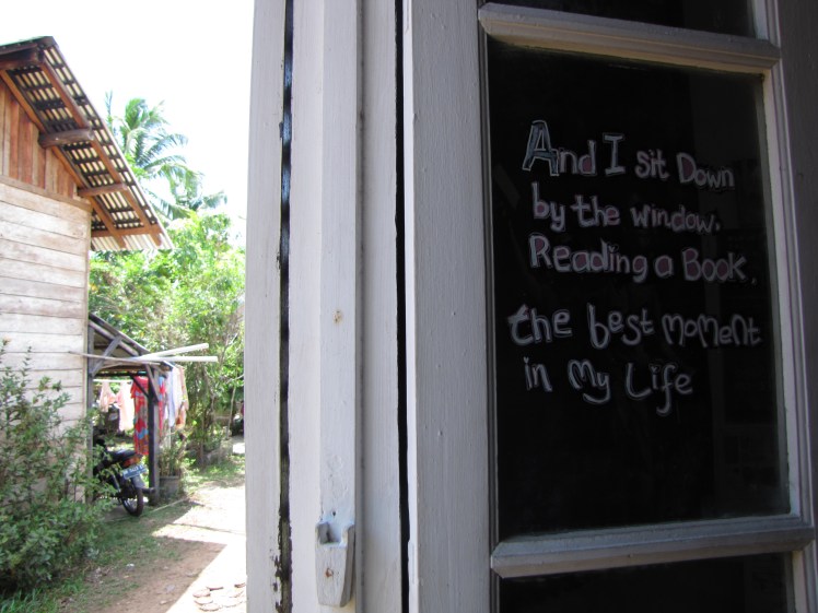 Even the windows don't escape decoration in this museum.