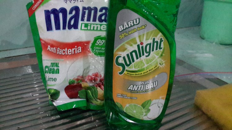 Sink-side, on stand-by.