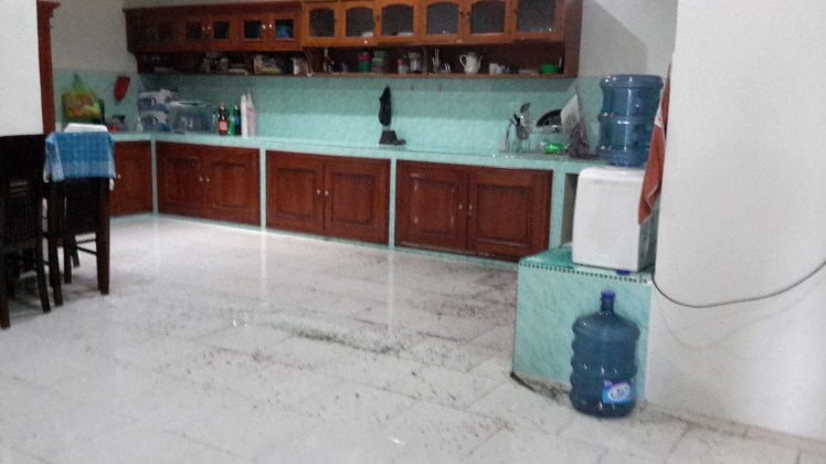 This was our welcome home on Thursday. All the bits of sewage are things that had gone down the kitchen drain, stewed for a bit, then came back up. It smelled pretty bad. I'm so thankful though that the mess was only in the kitchen and not in our rooms. 