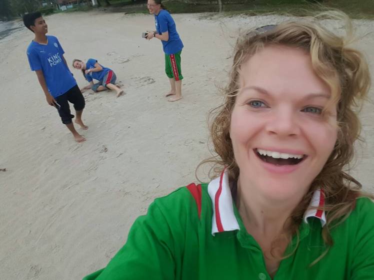 While Alicia was selfie-ing, I was literally rolling on the ground laughing in the background. I still don't remember what was so funny.