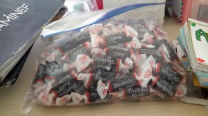 A bag of Tootsie Rolls adds a new dimension of motivation to the classroom.