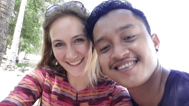 My partner-in-crime for almost all of my time in Pangkal Pinang: Dian.