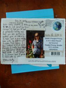 One of eight postcards from Chicago that I sent to my former students.