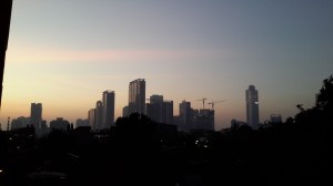 Dawn broke shortly after subuh this morning.