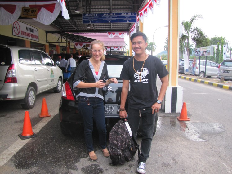 Dian, my driver for the weekend and fill in-er for all gaps in my planning.