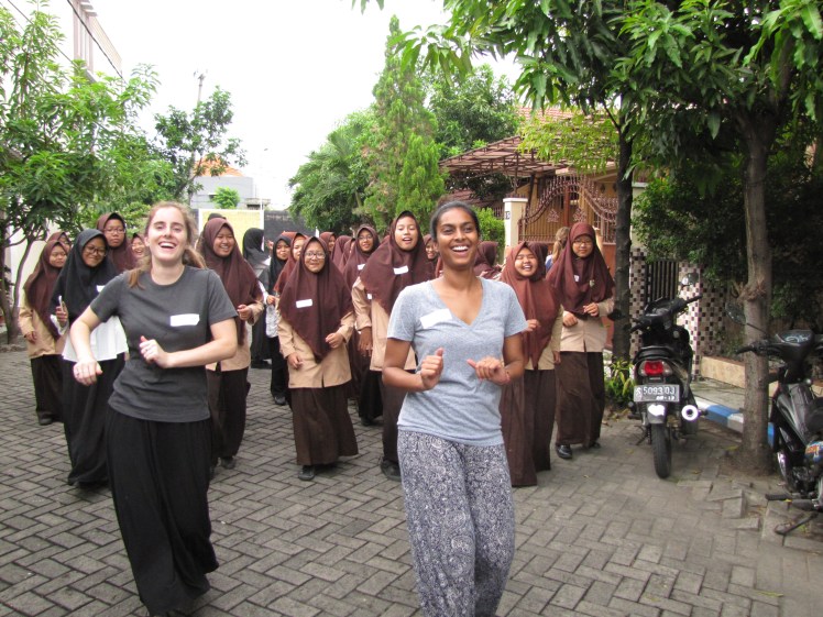 Probably the cutest sitemate photo to date of Caroline and Shreya.