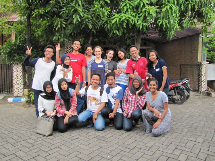 The ETA-AmCor crew at the end of our successful potluck!